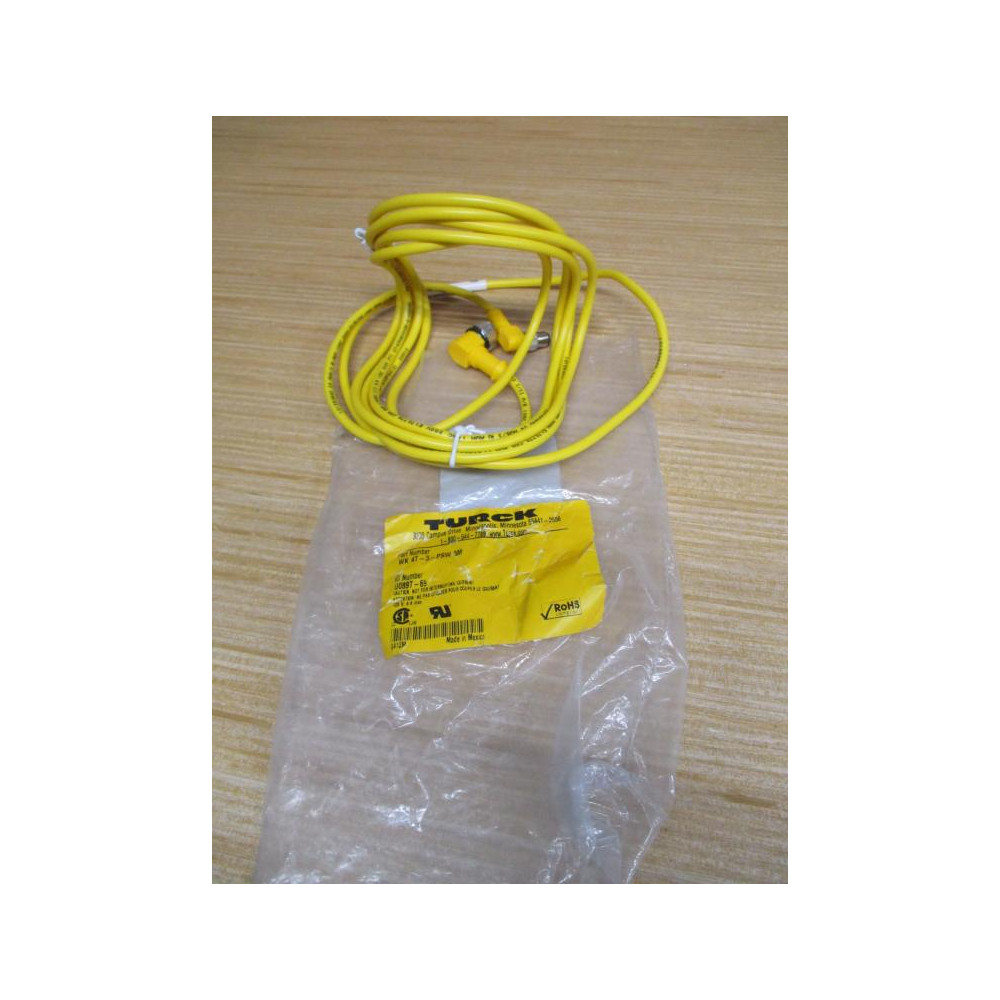 Turck WK 4T-3-PSW 3M Double Ended Cordset U0897-69