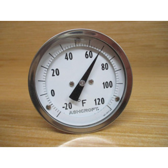 Ashcroft 30 EI 60R 090 -20120F Bimetal Thermometer 30EI60R090-20120F