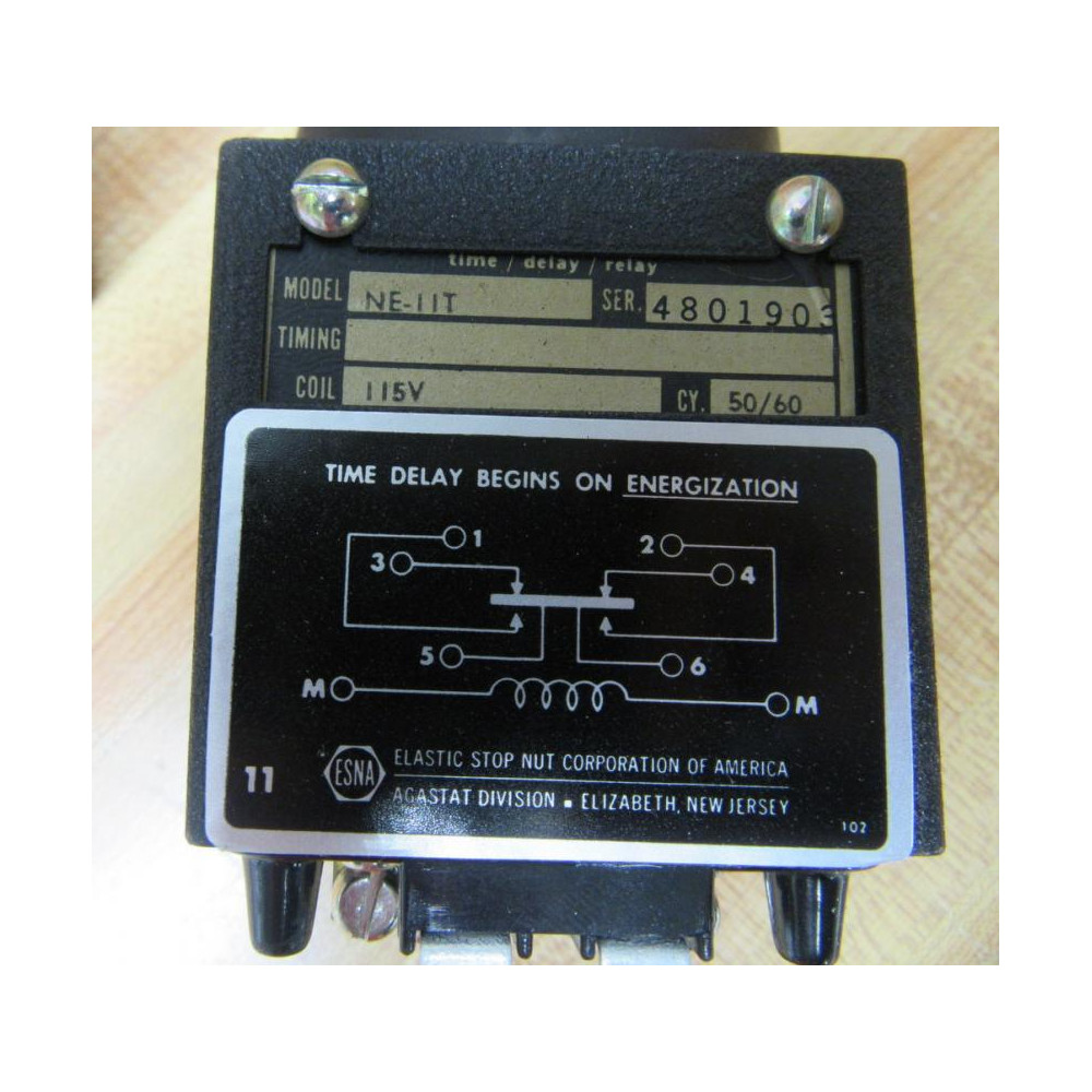 Agastat NE-11T Time Delay Relay NE-IIT