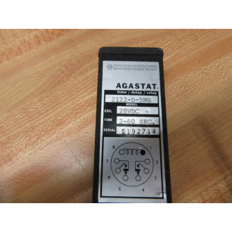 Agastat 2122-D-5NG Time Delay Relay 2122D5NG - New No Box
