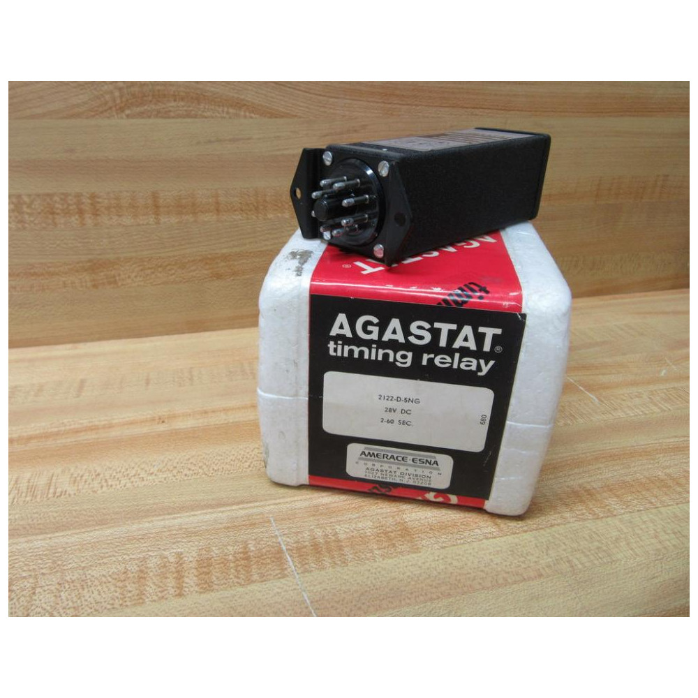 Agastat 2122-D-5NG Time Delay Relay 2122D5NG