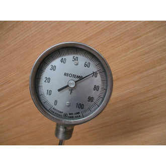 Reotemp XR0901F35 Bimetal Thermometer