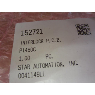 Star PI480 Interlock PCB 149870-SQU-PR01A - Used