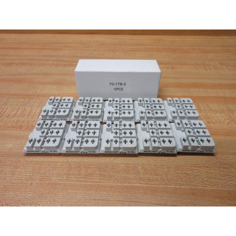 Magnecraft 70-178-2 Schneider Electric Relay Socket 701782 (Pack of 10)