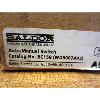 Baldor Dodge WD3007A73 AutoManual Switch Kit BC158