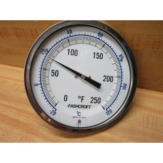 Ashcroft 50EI60R0250250F 5" Bimetal Thermometer 50EI60R0250250F