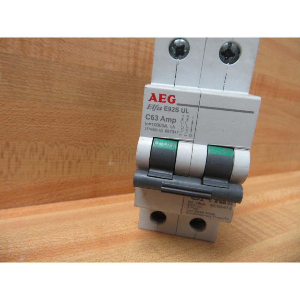 AEG E92S-ULC63 Circuit Breaker 687317 - Used