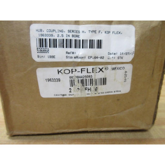 Kop-Flex 1963339 Gear Coupling Flex Hub 2-12H FHUB 78" Bore