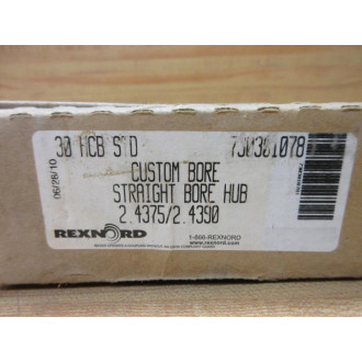 Rexnord 730301078 Straight Bore Hub 30 HCB STD