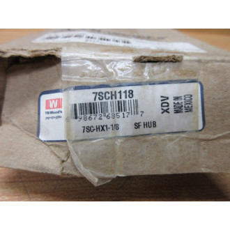 TB Wood's 7SC-HX1-18 Hub 7SCH 1-18 WHardware