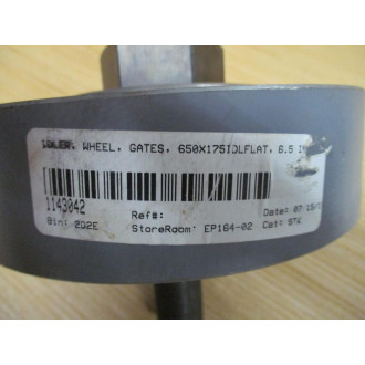 Gates 6.50X1.75-IDL-FLAT Flat Idler Pulley