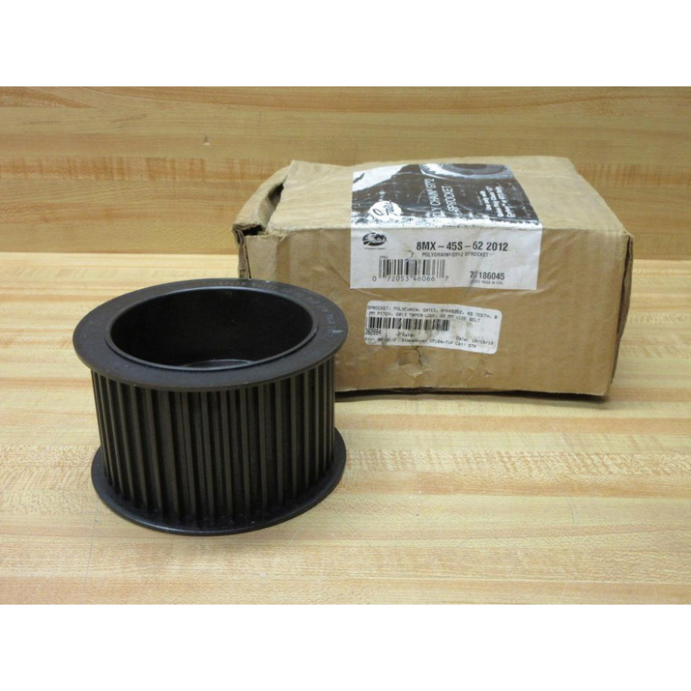 Gates 8MX-45S-62 2012 Polychain Sprocket 77186045