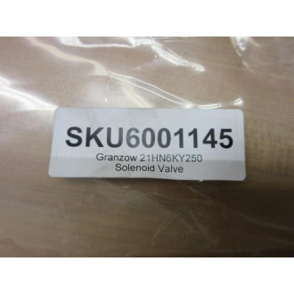 Granzow 21HN6KY250 Solenoid Valve Coil: 120V60Hz