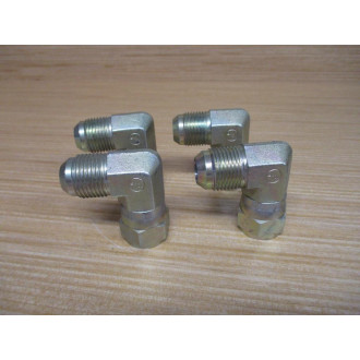 World Wide Fittings F5506X10X10 37° Flare Swivel 90° Elbow (Pack of 4)