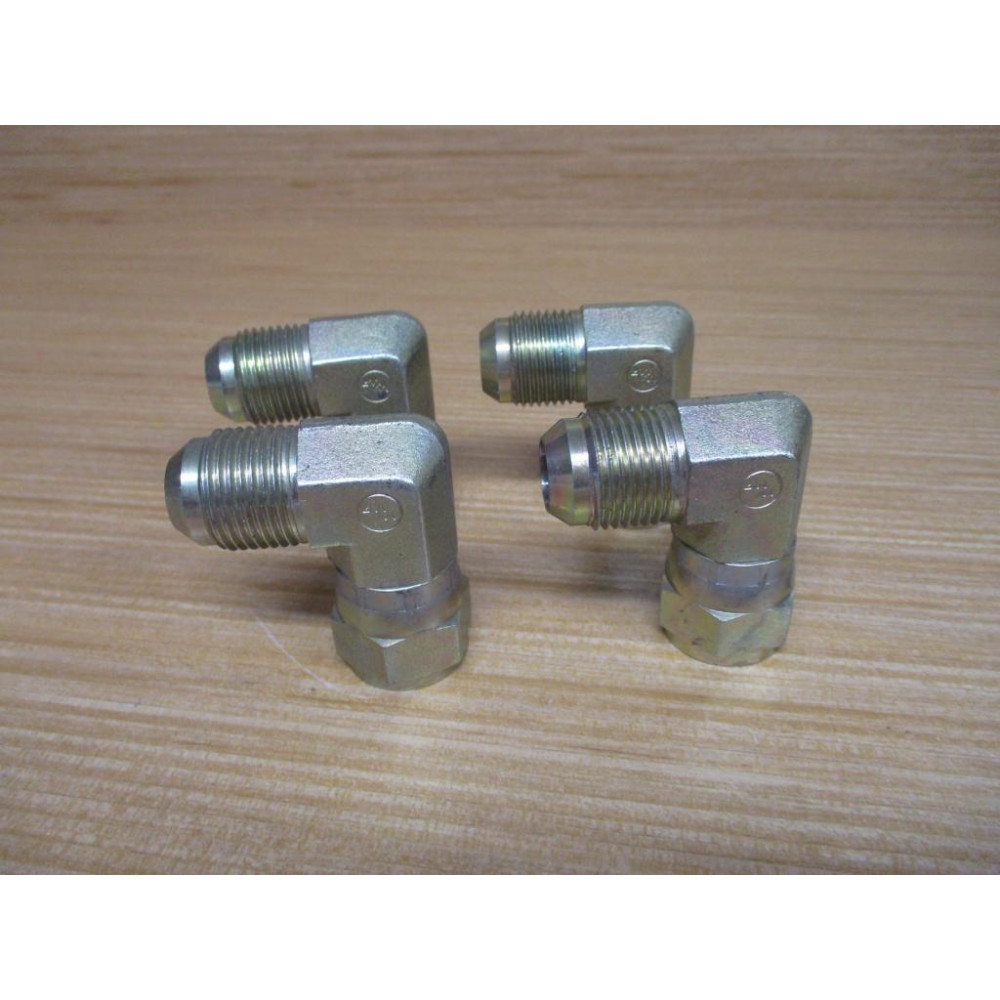 World Wide Fittings F5506X10X10 37° Flare Swivel 90° Elbow (Pack of 4)
