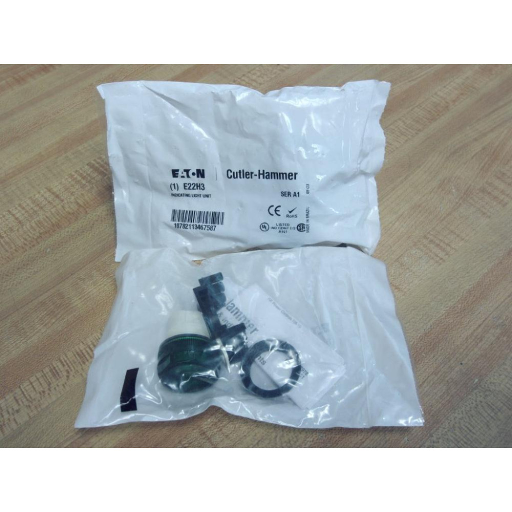 Cutler Hammer E22H3 Eaton Indicating Light Unit (Pack of 2)