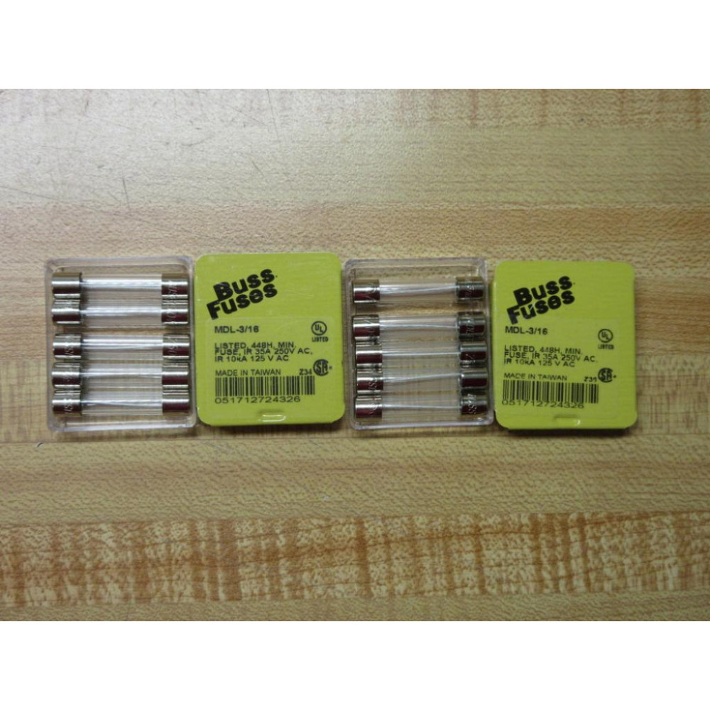 Buss MDL-316 Bussmann Fuse Cross Ref 3W756 Wirewound Element (Pack of 10)