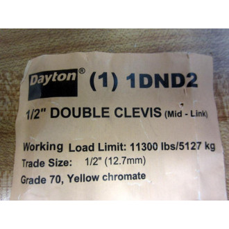 Dayton 1DND2 12" Double Clevis Link