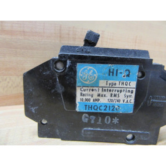General Electric THQC2120 Circuit Breaker 20A 2 Pole GE - Used