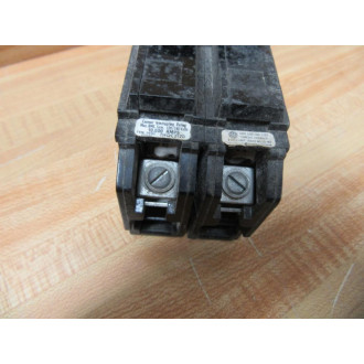 General Electric THQC2120 Circuit Breaker 20A 2 Pole GE - Used