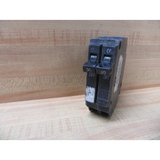General Electric THQP-250 Circuit Breaker 50A 2 Pole THQP250 GE - Used