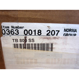 Norma 03630018207 SS T-Bolt Clamp TB 800 SS (Pack of 10)