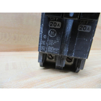 General Electric THQC220 Circuit Breaker 20A 2 Pole GE - Used
