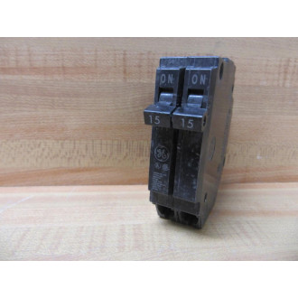 General Electric THQP215 Circuit Breaker 15A 2 Pole GE - Used