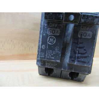 General Electric THQB260 Circuit Breaker 60A 2 Pole GE - Used