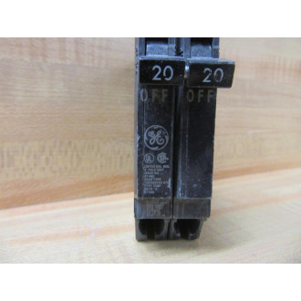 General Electric THQP220 Circuit Breaker 2 Pole 20A GE - Used