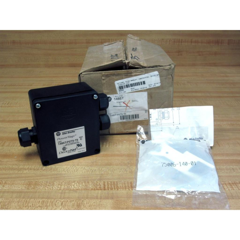 Allen Bradley 1485T-P2T5-T5 DeviceNet PowerTap 1485TP2T5T5 Ser C Allen Bradley 1485T-P2T5-T5 DeviceNet PowerTap 1485TP2T5T5 Ser C