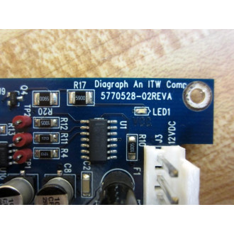 DiagraphITW 5770528-02 Circuit Board 5770-528 - Used
