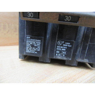 Siemens ITE Q330 Circuit Breaker 30A 3 Pole - Used