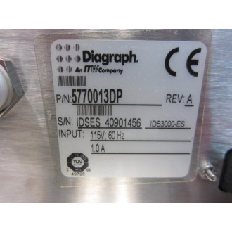 Diagraph  ITW 5770013DP Ink Delivery System IDS3000-ES Enclosure Only - Used