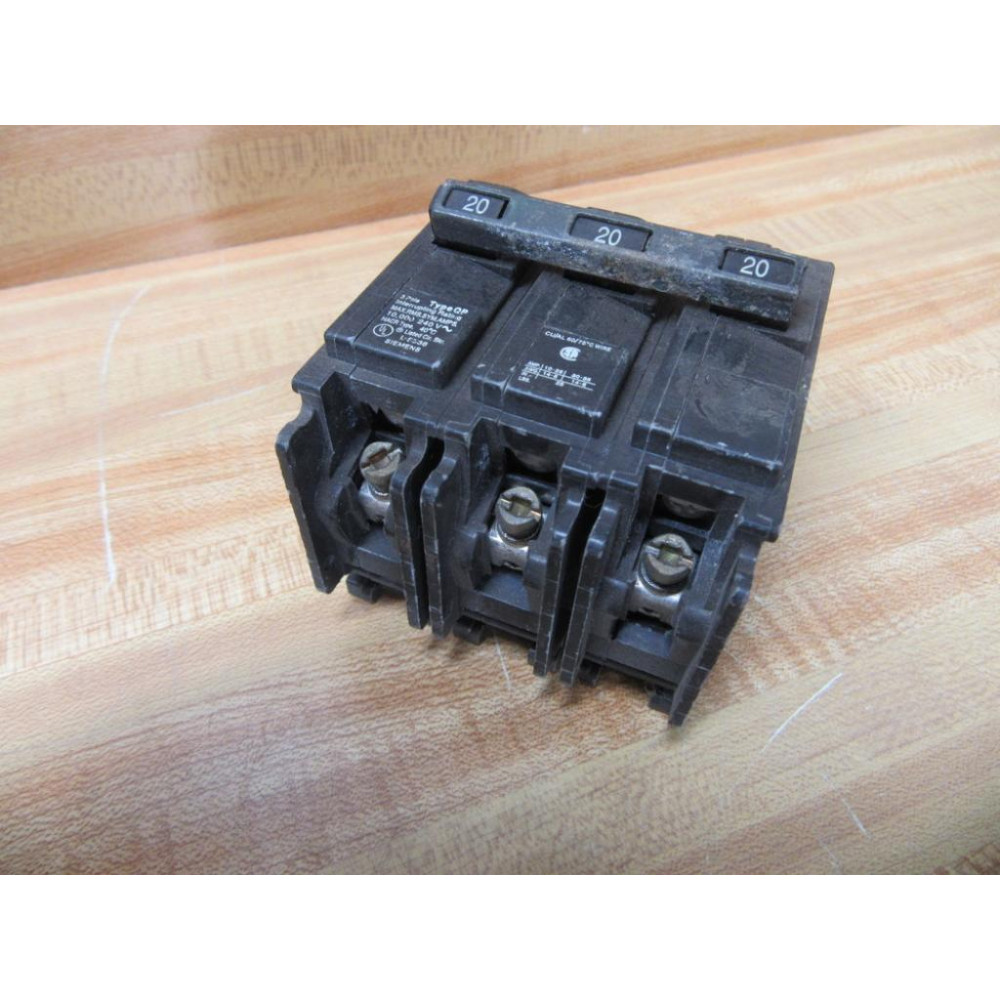 Siemens Q320 Circuit Breaker 3 Pole 20A - Used