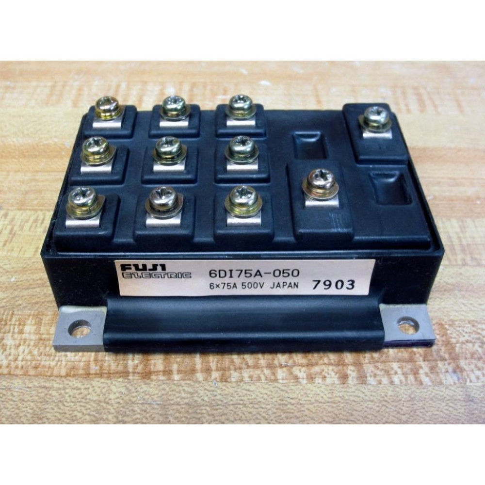 Fuji 6DI75A-050 Transistor Module 6x75A 500V 6DI75A050 - Used Fuji 6DI75A-050 Transistor Module 6x75A 500V 6DI75A050 - Used