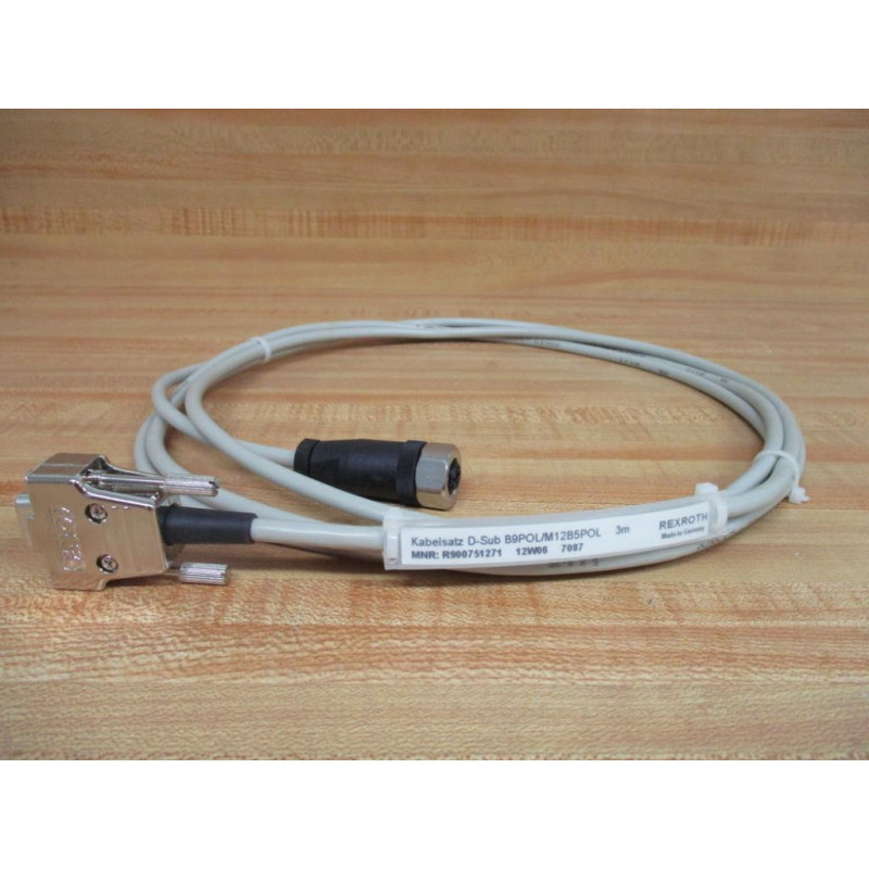 Bosch Rexroth R900751271 Cable Set - New No Box