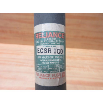 Reliance ECSR-100 Fuse Cross Ref 2A163 (Pack of 2) - Used