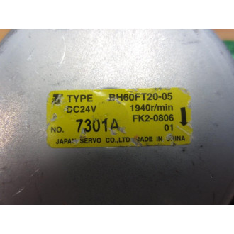 Japan Servo BH60FT20-05 DC Motor WPCB FK2-0806 - Used