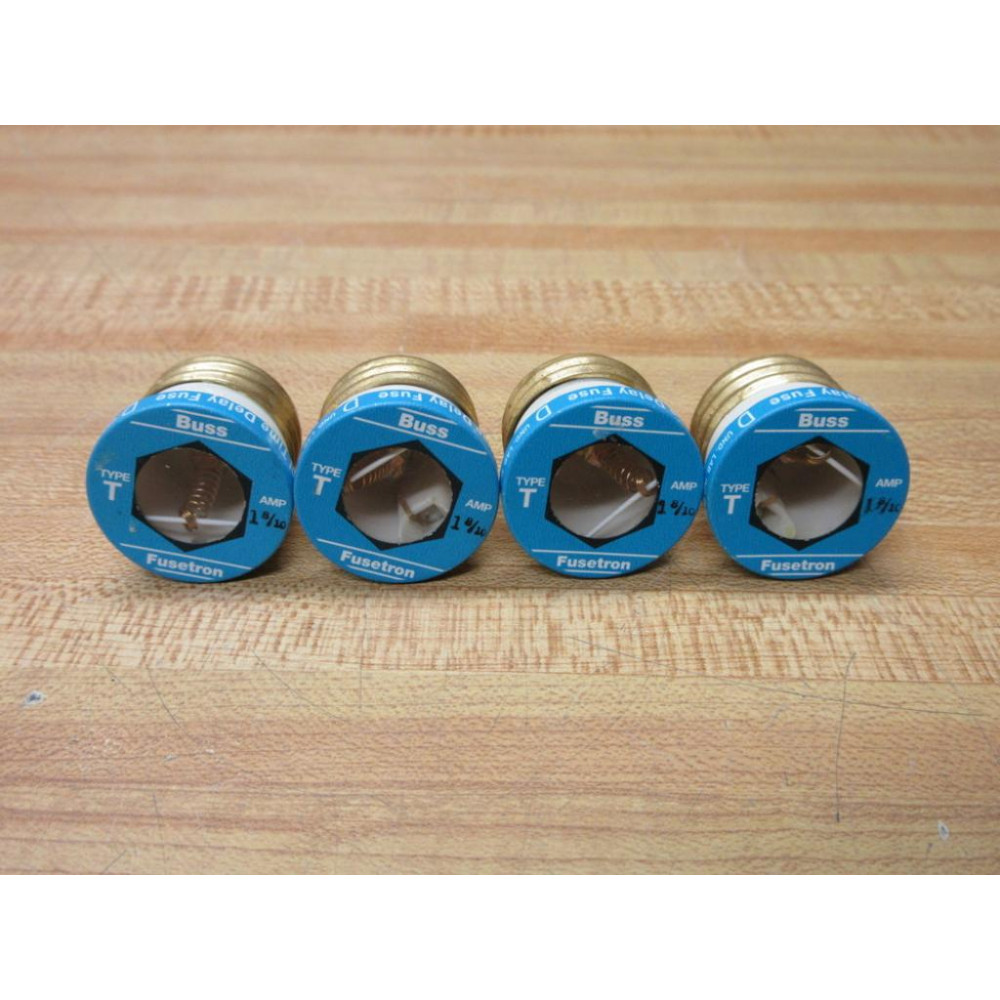 Buss T-1-810 Bussmann Fuse Cross Ref 1CZ51 (Pack of 4) - New No Box