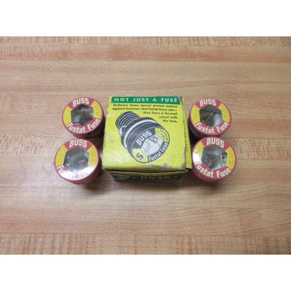 Buss S-610 Bussmann Plug Fuse S610 (Pack of 4)