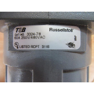 Thomas And Betts 3324-78 Russellstoll Receptacle WScrew Cap 332478