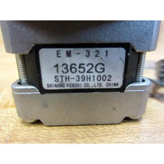 Shinano Kenshi EM-321 Stepping Motor STH-39H1002 - Used