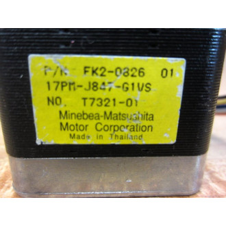 Minebea-Matsushita Motor FK2-0826 Stepping Motor - Used