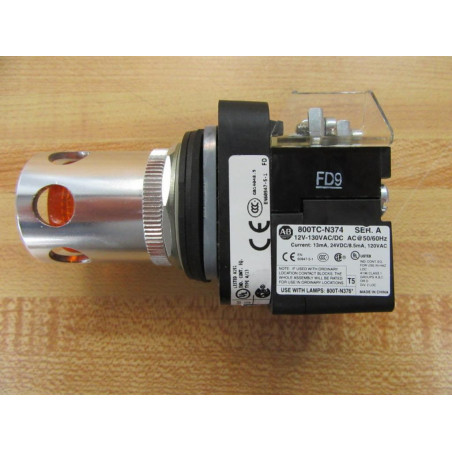 Allen Bradley 800T-QAH2A Push Button Switch - New No Box