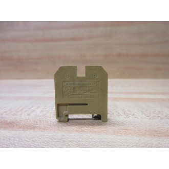 Weidmuller 0294360000 Terminal Block AKZ4 Dark Beige (Pack of 50) - Used