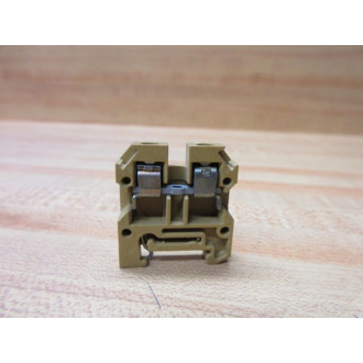 Weidmuller 0294360000 Terminal Block AKZ4 Dark Beige (Pack of 50) - Used