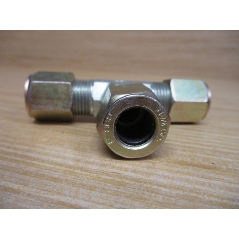 Less Union Assembly Parker 8JBU-S Ferulok Flareless Union Tee 8JBUS