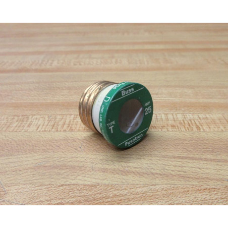 Buss T-25 Bussmann Plug Fuse Cross Ref 3W759 (Pack of 4)
