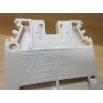 Entrelec ABB M46-5116 Block 1SNA115116R0700 W End Caps (Pack of 8) - Used